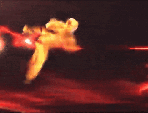 lightning strikes in a red and orange sky