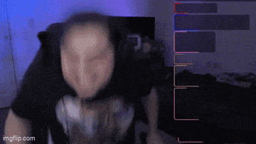 a blurry picture of a person 's face with the words imgflip.com below it