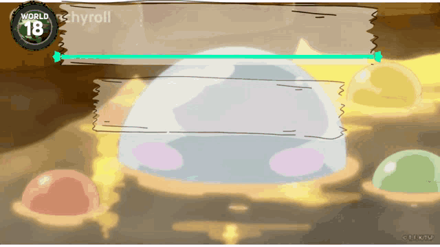 a cartoon drawing of a sphere with the words world 18 on top