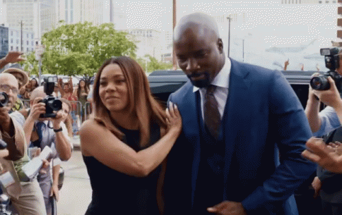 Famous Wave GIF - Girls Trip Mike Colter Regina Hall GIFs