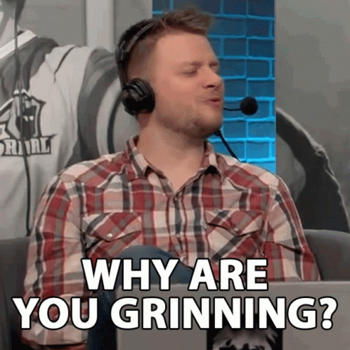 Why Are You Grinning Ryan Bailey GIF - Why Are You Grinning Ryan Bailey Aggro GIFs