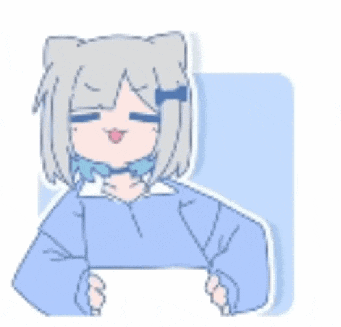 a drawing of a girl with cat ears and a choker .