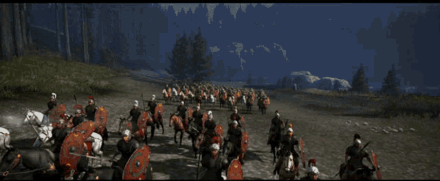 Rome Total War Walk In The Woods GIF - Rome Total War Walk In The Woods Tuterberg Forest GIFs