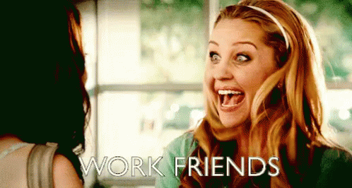 Work Friends GIF - Work Friends Coworkers When You Become Friends With Coworkers GIFs