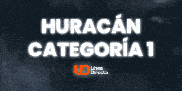 a stormy sky with the word hurac in white