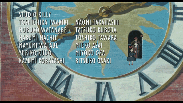 a clock has the name studio killy on it