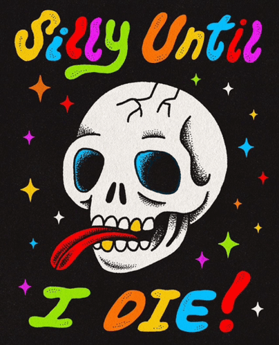 Silly Skull GIF - Silly Skull Party GIFs