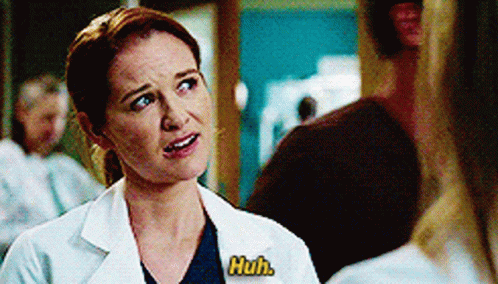 Greys Anatomy April Kepner GIF - Greys Anatomy April Kepner Huh GIFs