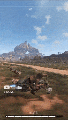a screenshot of a video game with a youtube logo on the bottom