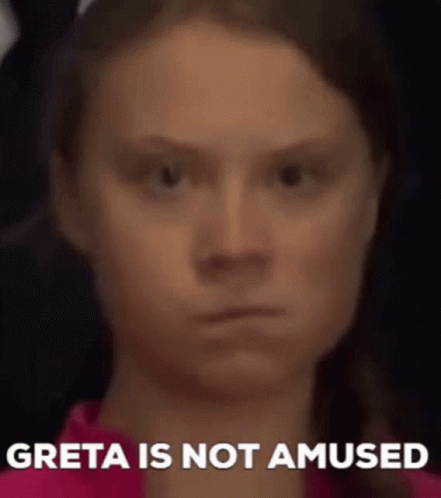 Greta Thunberg Lol GIF - Greta Thunberg Lol Funny GIFs