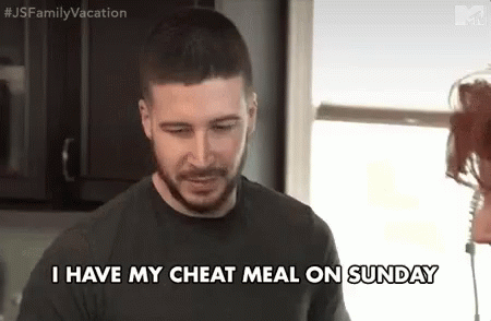 I Have My Cheat Meal On Sunday Cheat Day On Sunday GIF - I Have My Cheat Meal On Sunday Cheat Day On Sunday No Diet GIFs