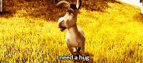 Donkey GIF - Hug Jackass GIFs