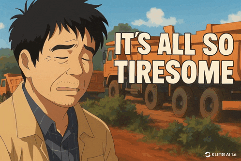 a cartoon of a man with the words " it 's all so tiresome " above him
