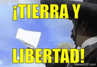Tierra Y Libertad Emiliano Zapato GIF - Zapata Antoniio Aguilar Revolucion Mexicana GIFs