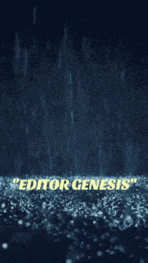 a poster for editor genesis shows a woman in the rain