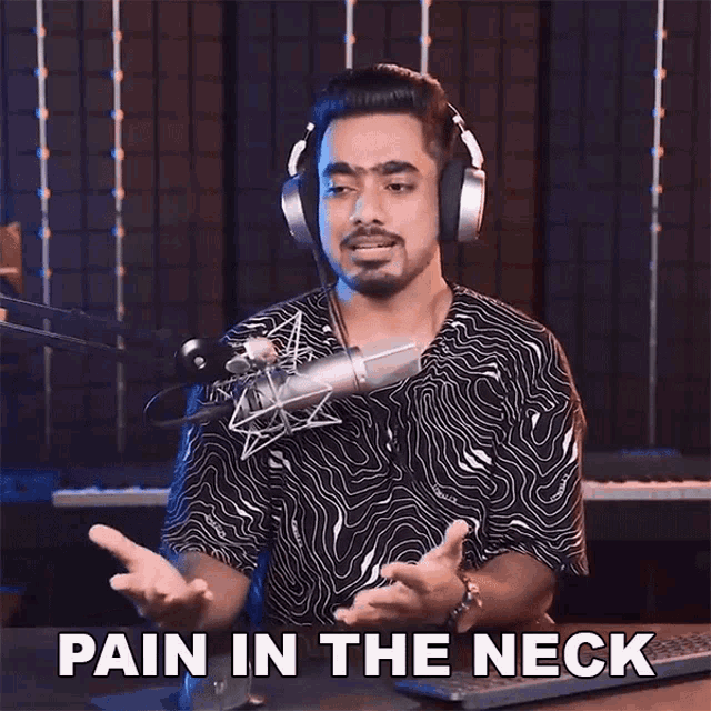 Pain In The Neck Unmesh Dinda GIF - Pain In The Neck Unmesh Dinda Piximperefct GIFs