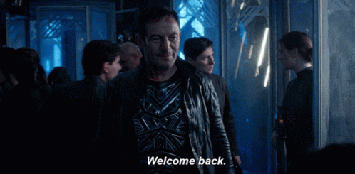 Welcome Back Captain Gabriel Lorca GIF - Welcome Back Captain Gabriel Lorca Jason Isaacs GIFs