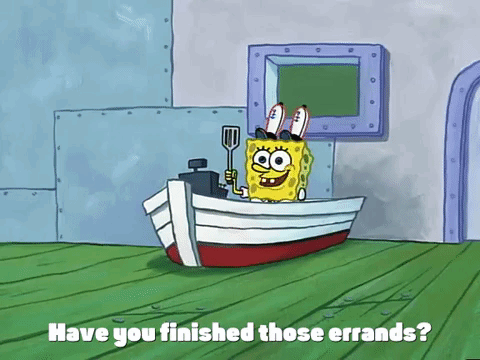 Spongebob Errands GIF - Spongebob Errands GIFs