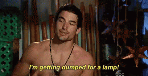 I'M Getting Dumped Or A Lamp! GIF - Lamp Dumped GIFs