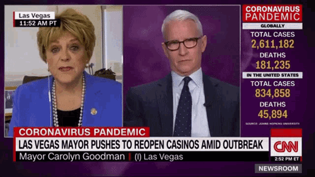 Anderson Cooper Reaction GIF - Anderson Cooper Reaction Open Casinos Amid Outbreak GIFs