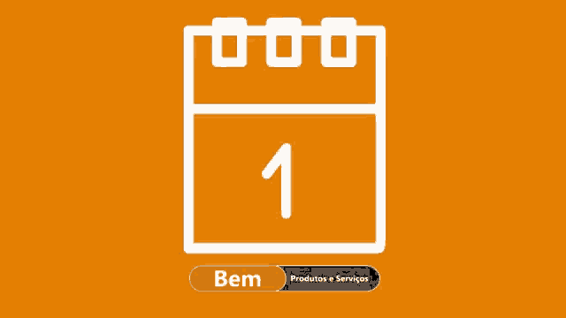 an icon of a calendar with the number one on it