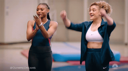 Yay Laurie Hernandez GIF - Yay Laurie Hernandez Olympic Dreams Featuring Jonas Brothers GIFs
