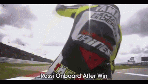 Rossi Winning In Assen GIF - Moto Gp Rossi GIFs