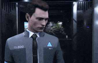 Connor Detroit Become Human GIF - Connor Detroit Become Human Coin Focus GIFs