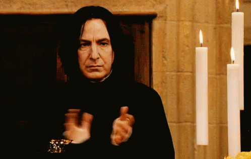 Snape Clap GIF - Snape Clap Clapping GIFs