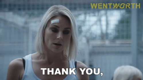 Thank You For Helping Me Allie Novack GIF - Thank You For Helping Me Allie Novack Wentworth GIFs
