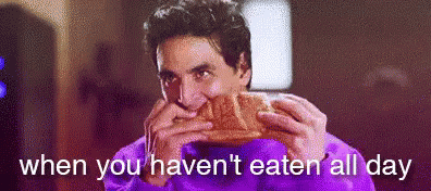 Akshay Kumar Eating Some Bread GIF - Hungry Starving Mouth Full GIFs