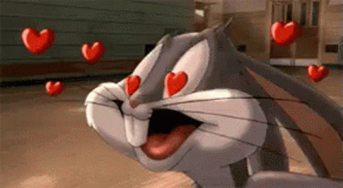 Love Heart GIF - Love Heart Bugs Bunny GIFs