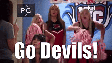 My Babysitters A Vampire Go Devils GIF - My Babysitters A Vampire Go Devils Cheerleaders GIFs