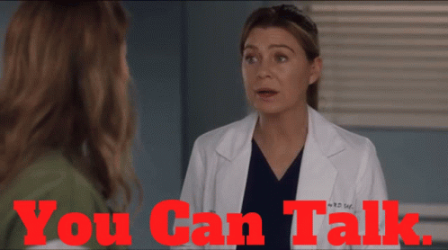Station19 Meredith Grey GIF - Station19 Meredith Grey You Can Talk GIFs
