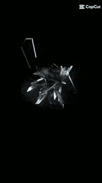 a picture of a broken glass that says capcut on it