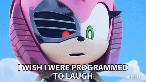 I Wish I Were Programmed To Laugh Rusty Rose GIF - I Wish I Were Programmed To Laugh Rusty Rose Sonic Prime GIFs