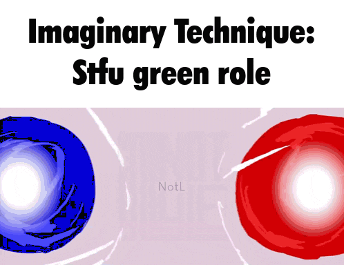 a poster that says imaginary technique sffu green role on it
