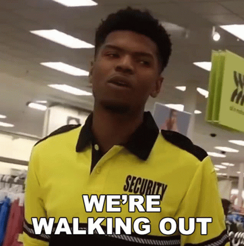 Were Walking Out Rickey GIF - Were Walking Out Rickey Were Leaving GIFs
