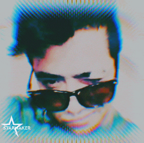 a man 's face is shown with a starmaker logo in the corner