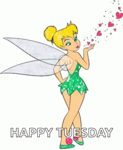 Tinker Bell Happy Tuesday GIF - Tinker Bell Happy Tuesday Heart GIFs