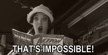 That'S Impossible! GIF - Impossible Thats Impossible Sepia GIFs