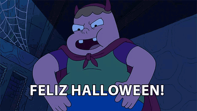 Feliz Halloween Clarence Wendle GIF