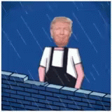 Wall Trump GIF - Wall Trump Working On It GIFs