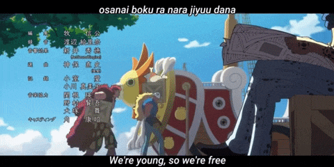 a cartoon with the words " we 're young so we 're free " on the bottom