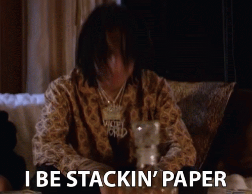 I Be Stackin Paper Securing The Bag GIF - I Be Stackin Paper Securing The Bag Getting Money GIFs