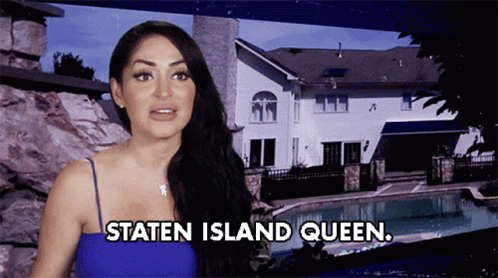 Staten Island Queen Angelina GIF - Staten Island Queen Angelina Jersey Shore Family Vacation GIFs