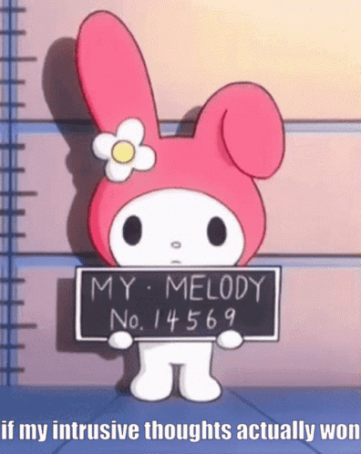 My Melody Jail GIF - My Melody Jail Intrusive Thoughts GIFs