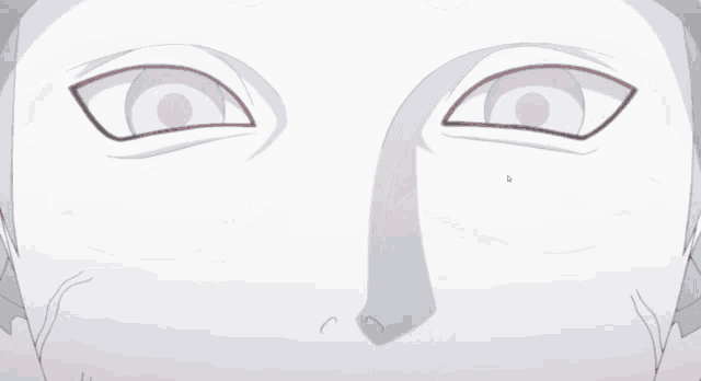 a close up of a person 's eyes with red circles