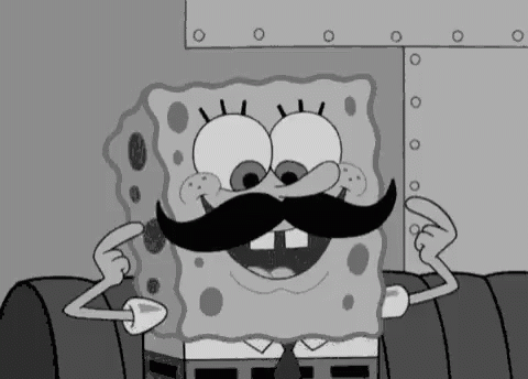 Spongebob Mustache GIF - Spongebob Mustache Point GIFs