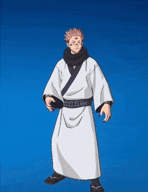 a cartoon character with a teapot on his back is dancing